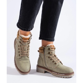 Botas femininas cinza 2