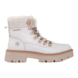 Botas de caminhada brancas femininas branco 1