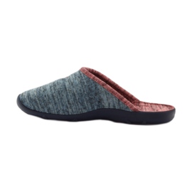 Sapatos de mulher Befado chinelos 235d151 chinelos castanho azul 2