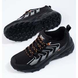 Sapatos de trekking de homem Dk Softshell preto branco 2