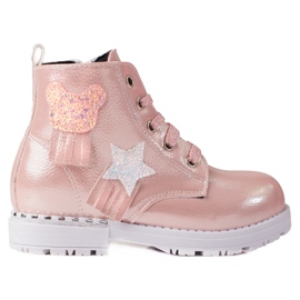 Botas rosa de menina 1
