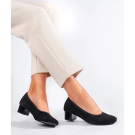 W. Potocki Sapatos de mulher pretos abertos Potocki 2