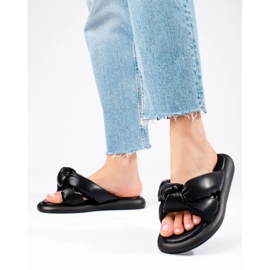 Chinelos Shelovet pretos de mulher 2