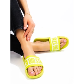 Chinelos amarelos de mulher Big Star ll274742 1
