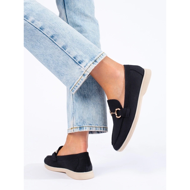 Brogues de camurça pretos Shelovet 1