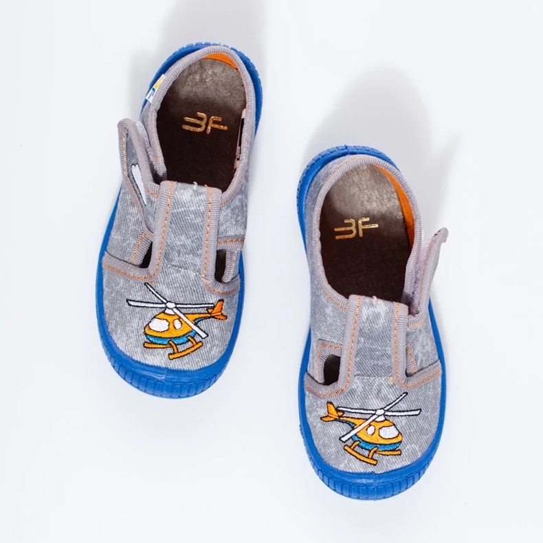 Chinelos de helicóptero cinza da Shelovet 1