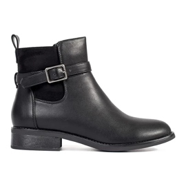Botas femininas clássicas Shelovet pretas preto 2