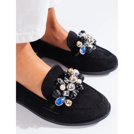 Senhores das mulheres negras com cristais Shelovet preto 1