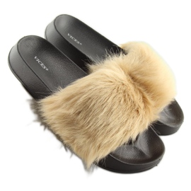 Chinelos de pele bege S36 bege 2 Chinelos de pele bege S36 bege 2