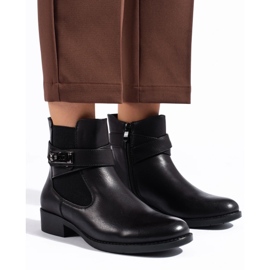 Botas rasas pretas femininas Shelovet preto 1
