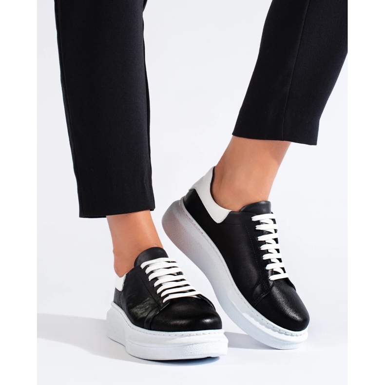 Sapatos esportivos femininos clássicos pretos por T.Sokolski 2