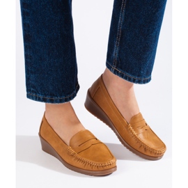 Mocassins castanhos de mulher marrom 2