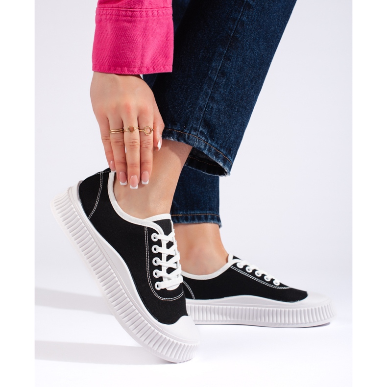 Tênis femininos negros preto 2