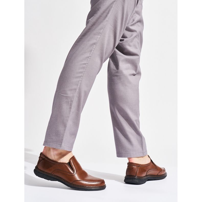 Sapatos masculinos marrons marrom 1