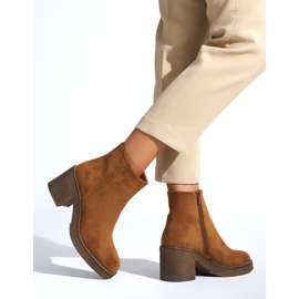 Botins femininos castanhos marrom 2