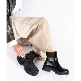 Seastar Botas Chelsea pretas de senhora preto 1