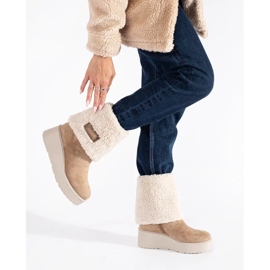 Seastar Botas femininas com isolamento bege escuro 1 Seastar Botas femininas com isolamento bege escuro 1