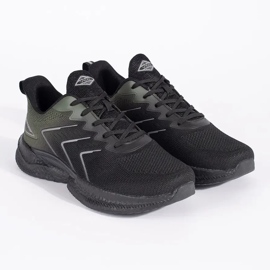 Vico Calçado desportivo leve preto e verde com atacadores 1