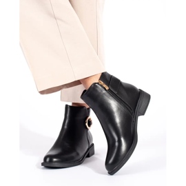 Botins femininos pretos clássicos 1