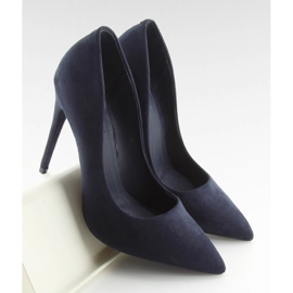 Scarpin com salto agulha azul marinho 5101 Navy 2