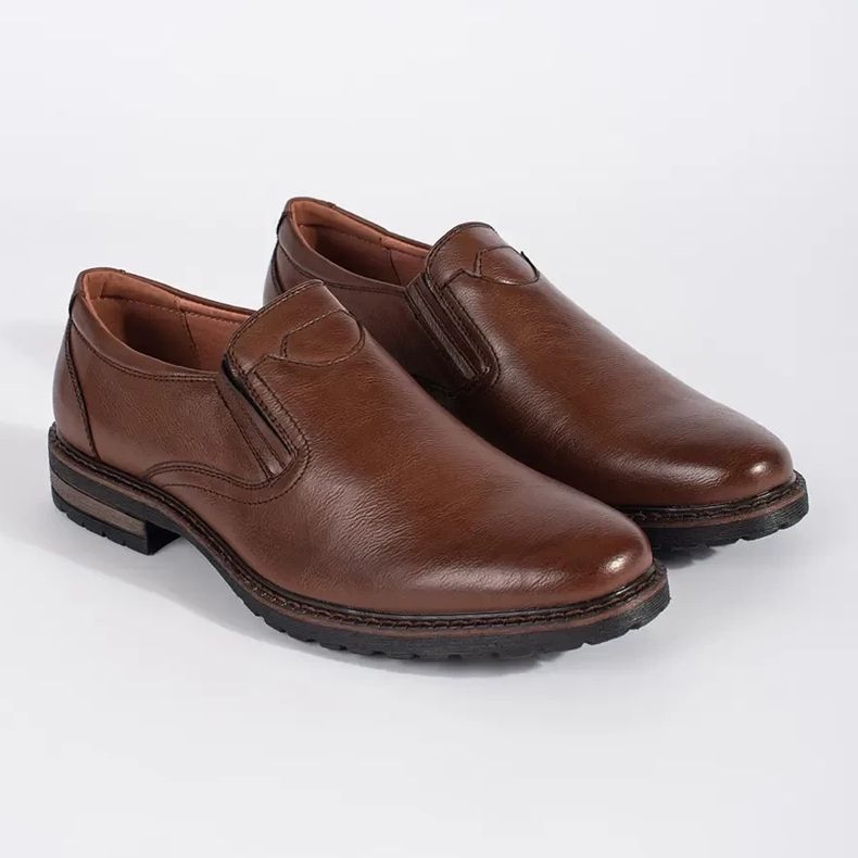 Sapatos masculinos marrons castanho 2