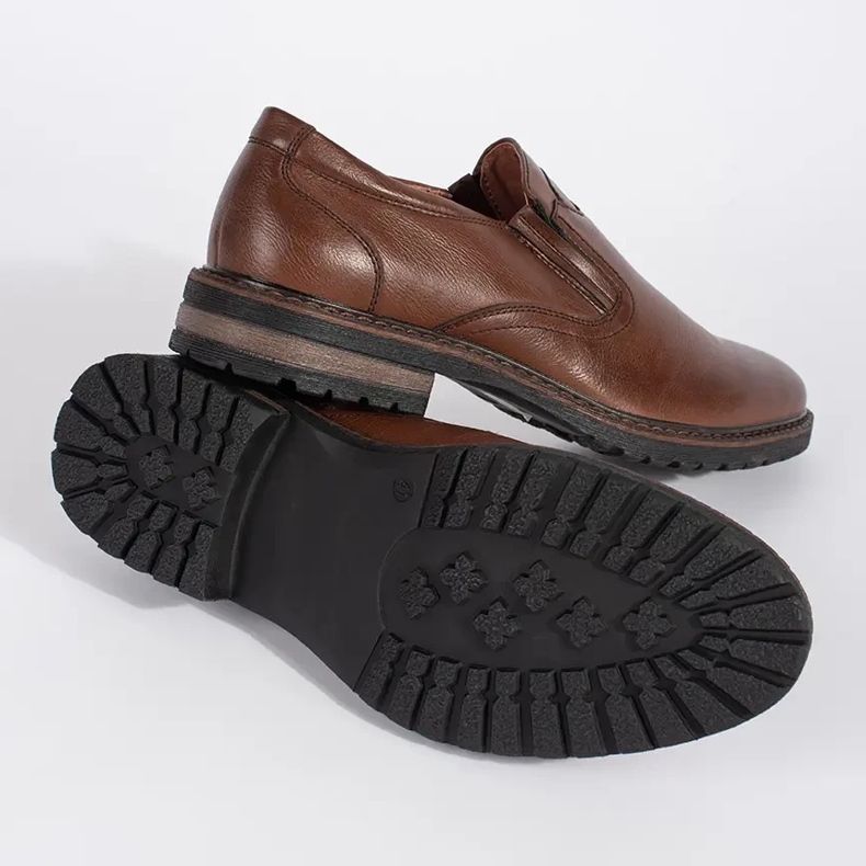 Sapatos masculinos marrons castanho 1