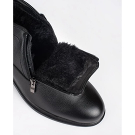Botas masculinas pretas com isolamento preto 1