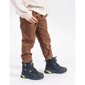 Botas de menino com isolamento azul marinho 1