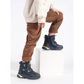 Botas de menino com isolamento azul marinho 2