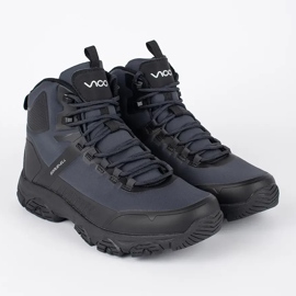 Vico Botas masculinas de inverno com cadarço azul marinho 1 Vico Botas masculinas de inverno com cadarço azul marinho 1