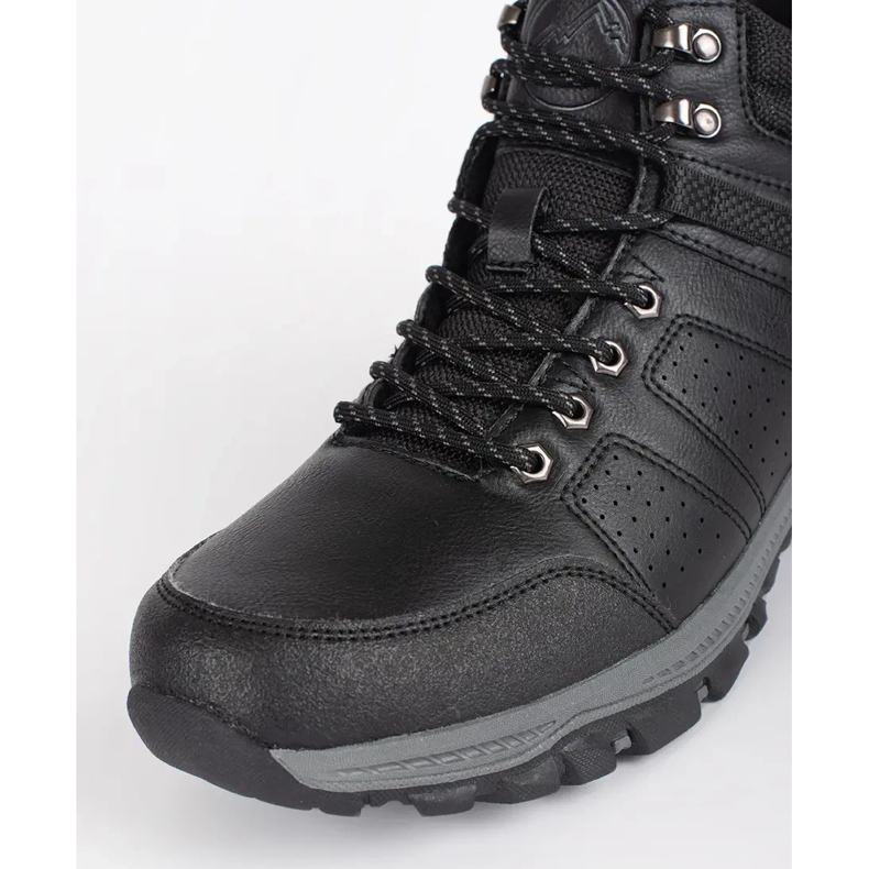 Vico Botas isoladas masculinas negras preto 1