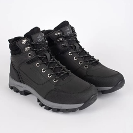 Vico Botas pretas com cadarço para homem preto 1 Vico Botas pretas com cadarço para homem preto 1