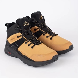 Vico Sapatos de trekking masculinos de cano alto marrons marrom 1