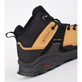 Vico Sapatos de trekking masculinos de cano alto marrons castanho 2