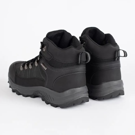Vico Sapatos de trekking masculinos com isolamento preto 1