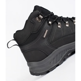 Vico Sapatos de trekking masculinos com isolamento preto 2