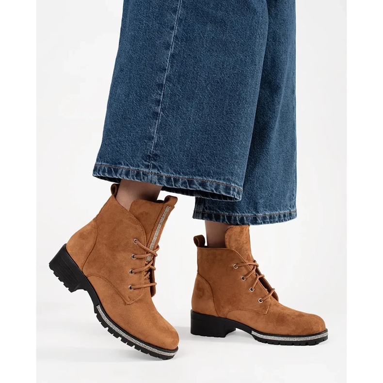 Botas marrons claras marrom 1