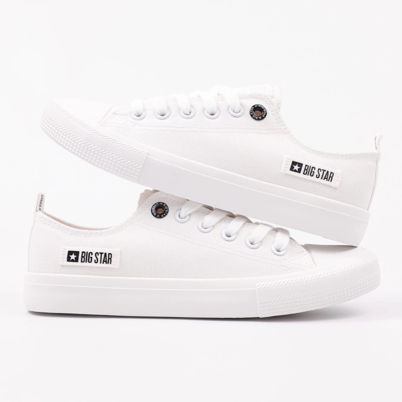 Big Star KK274008 Tênis de sapatos femininos branco 2