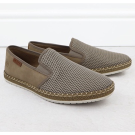 Sapatos masculinos inseridos bege rieker b5265-65 1