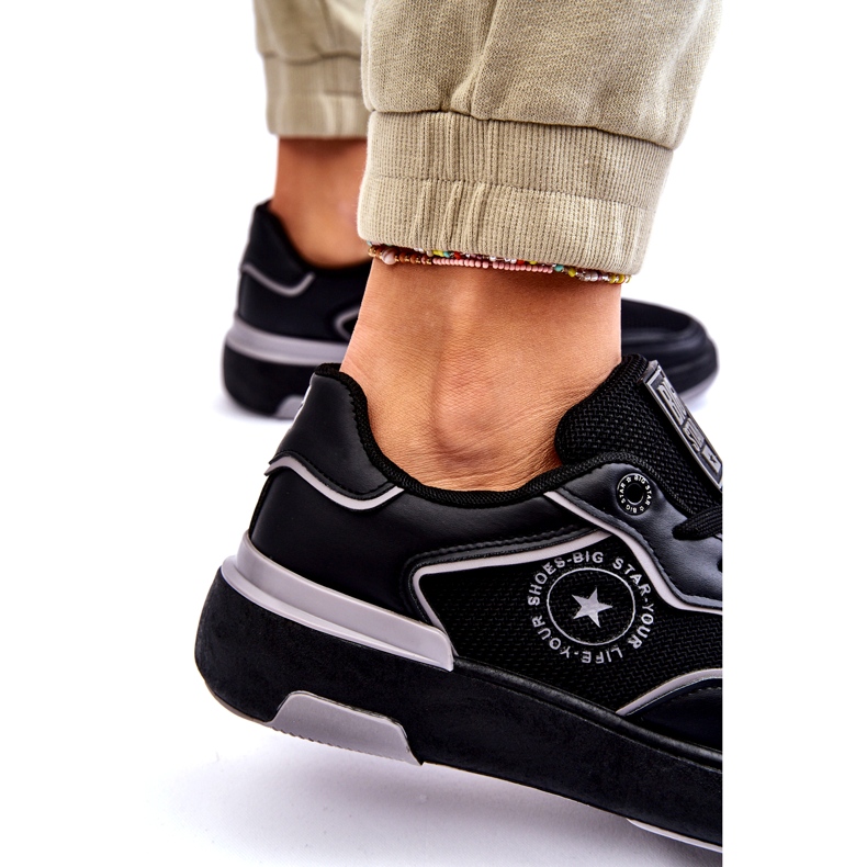 Big Star feminino ll2744443 sapatos esportivos de compartilhamento preto 3