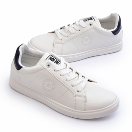 Tênis baixo masculino couro ecológico Big Star NN174282 branco 2