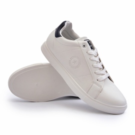 Tênis baixo masculino couro ecológico Big Star NN174282 branco 3