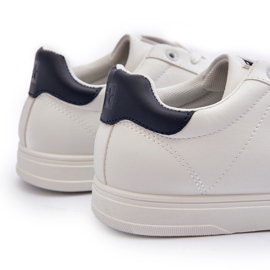 Tênis baixo masculino couro ecológico Big Star NN174282 branco 1