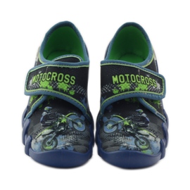 Befado sapatos de criança sapatilhas sapatilhas 273x226 azul marinho verde 4