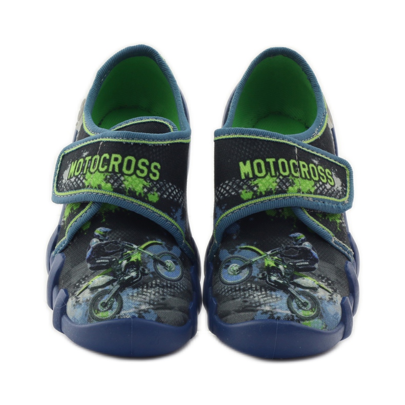 Befado sapatos de criança sapatilhas sapatilhas 273x226 azul marinho verde 4