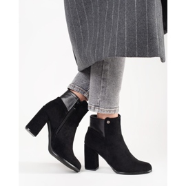 Goodin Botins de camurça preta preto 1