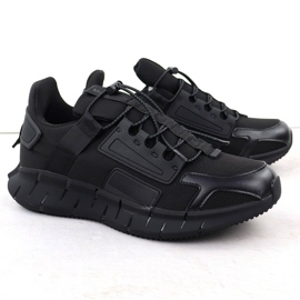 Black McArthur Mc4 Sapatos esportivos masculinos preto 1