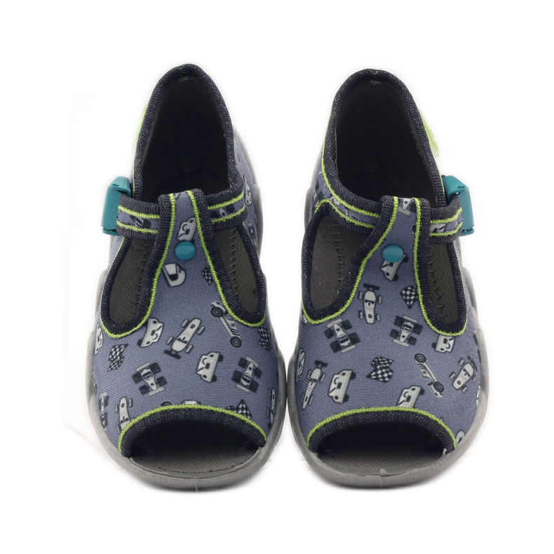 Chinelos Befado 217p092 caçadores verde cinza preto branco 4