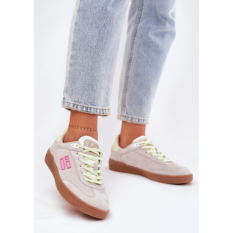 Sapatos de camurça para mulheres D.Franklin DFSH387005 Branco troposo 2