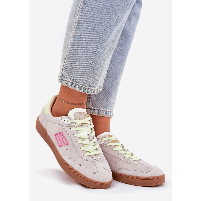 Sapatos de camurça para mulheres D.Franklin DFSH387005 Branco troposo 1